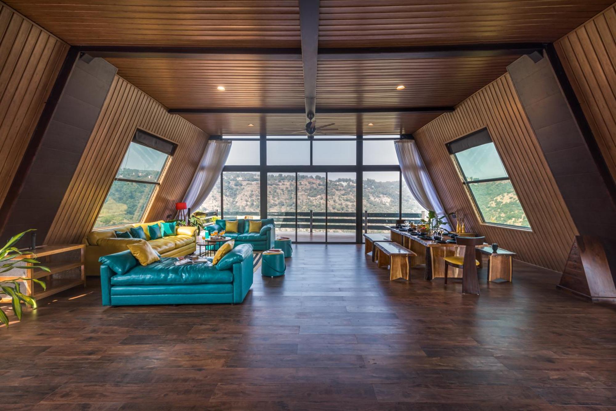 Saffronstays A Vantage, Panchgani - A Pyramid Shaped Unique Luxury Villa With Infinity Valley Views Exterior photo